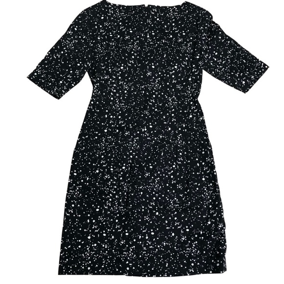 Kate Spade Saturday Black and White Fitted Mini Dress With Square Neckline - Picture 5 of 5